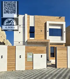 Villa for rent in Al Zahia, Ajman. 3 master bedrooms, living room, majlis, kitchen, and maid's r
