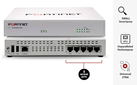 Fortinet FortiGate 40F - Powerful Next-Gen Firewall