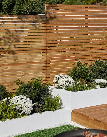 Wooden fence
