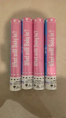 Free Girl/Pink Gender Reveal Poppers