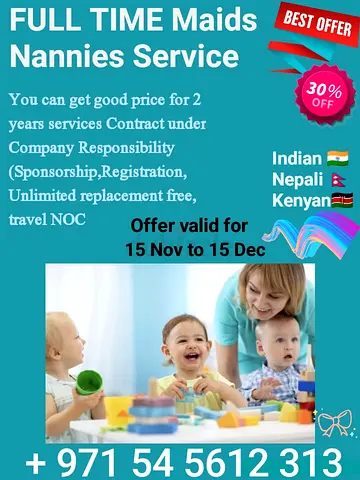 Housmaids Nannies Babysitter Cleaner Available