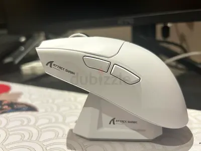 ATTACKSHARK X11 mouse for sale with Bluetooth, wired, usb dongle and charging dock!