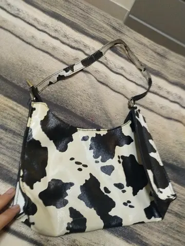 Stylish Cow Print Handbag for Sale