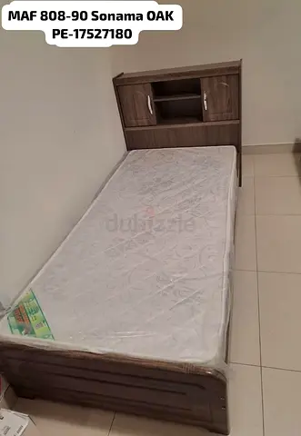 Single Bed with Storage and Mattress