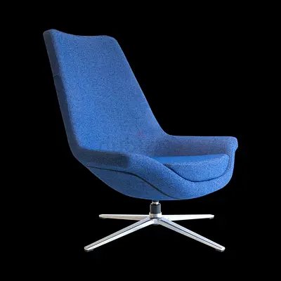 Stylish Blue Accent Chair for Modern Interiors