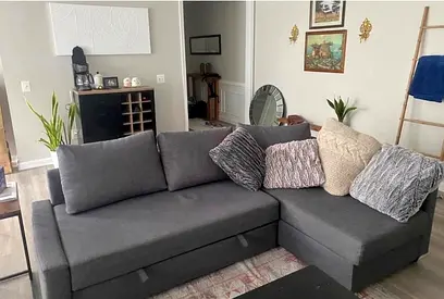 Sofa bed with storage IKEA brand