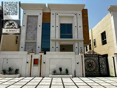 🏠 Villa for sale in Al Zahia, Ajman. 5 bedrooms, 2 living rooms, and a majlis. Located on a main 
