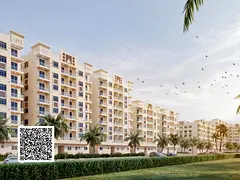 Two-bedroom apartment for sale in Al Ameera Village, Ajman. Freehold for all nationalities with a gr