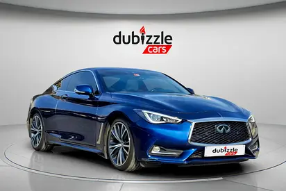 AED 1063/month | 2018 Infiniti Q60 Luxury | GCC Specs | Ref#393682