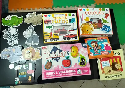 All for 40 AED Kids Pazzles, books and books with pazzles for smallest one 18 months+ Al barsha 1