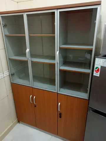 Sturdy Wooden Glass Display Cabinet for Sale