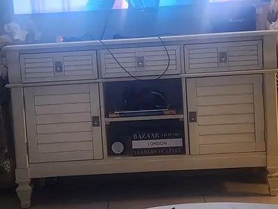 Charming Vintage Style Entertainment Center for Sale