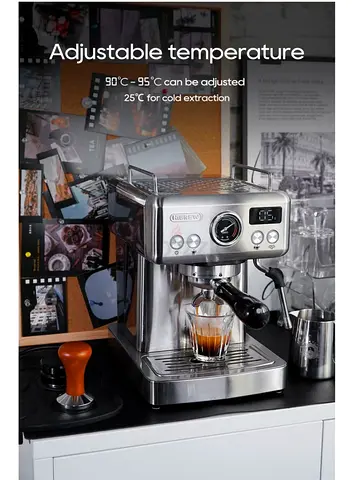 Hibrew Coffee Machine with Temperature Control Technology