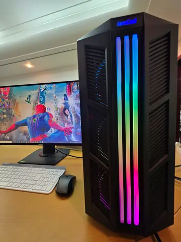 Gaming PC set with Gaming Monitor