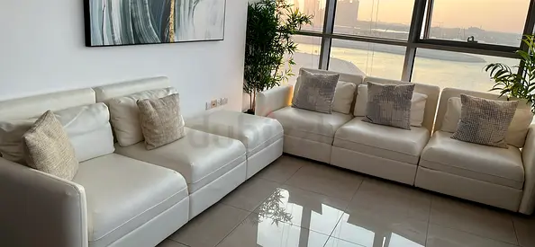 Good quality leather sofa