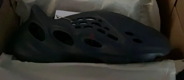 Authentic Adidas Yeezy Foam Runner in Onyx -