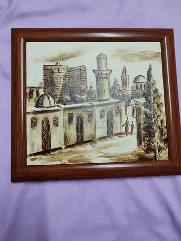 Beautiful Vintage Framed Artwork