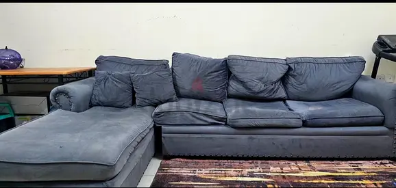 Comfortable Blue Sectional Sofa for Sale