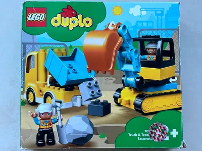 LEGO Duplo Truck  Tracked Excavator Set - Fun Building Experience!