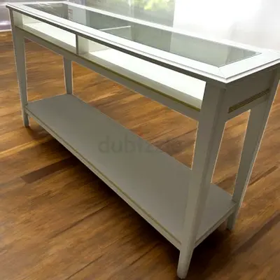 Elegant White Console Table for Sale
