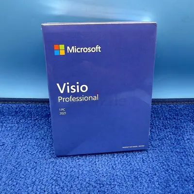 Microsoft Visio 2021 Professional Box Pack 1 PC Medialess
