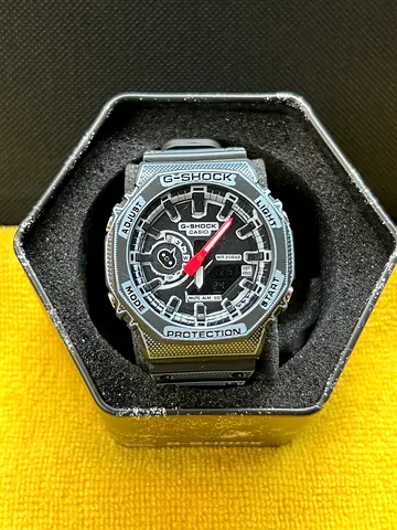 Casio G-shock MANGA THEME world time mens watch GA-2100MNG-7AJR Limited Model Black color