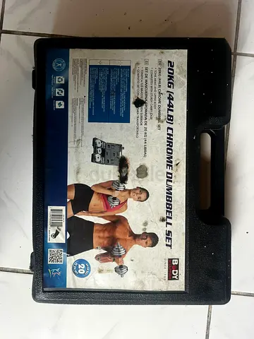 20KG Chrome Dumbbell Set for Sale
