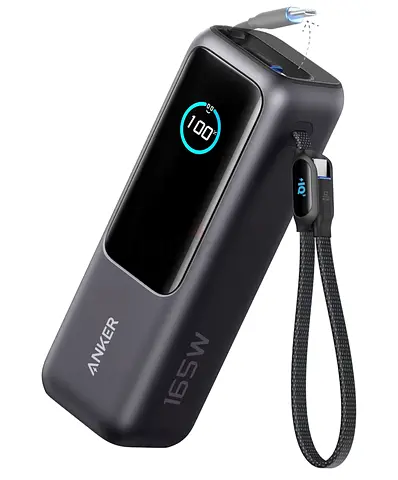 Anker Power Bank, 25,000mAh 165W Ultra-Fast Portable Charger for Dual Laptops, Fast Charging Battery