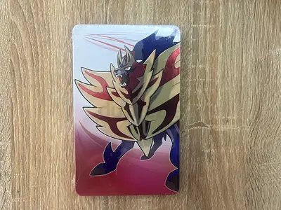 Pokemon Steelbook Case featuring Zamacenta without game