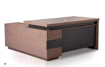 Modern L-Shaped Office Desk with Storage