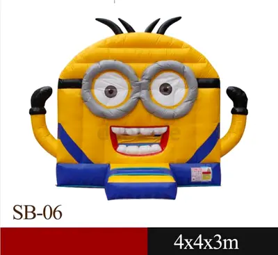 Fun Inflatable Minion Bounce House for Kids