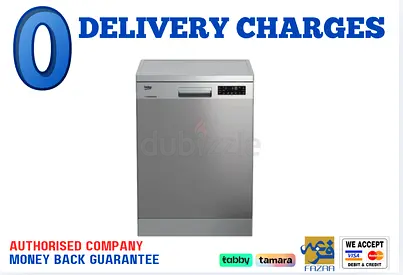 Beko 14 Place Free Standing Dishwasher - 1 Year Warranty