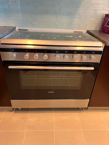 Siemens Full Gas Oven Cooker 90x60cm 5barner Freestanding