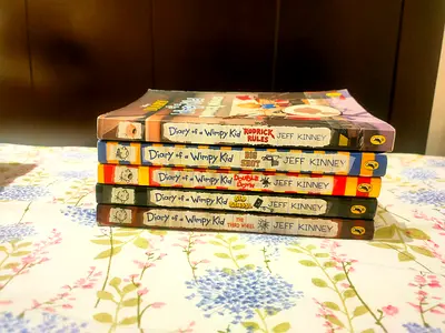 Collection of Diary of a Wimpy Kid Books