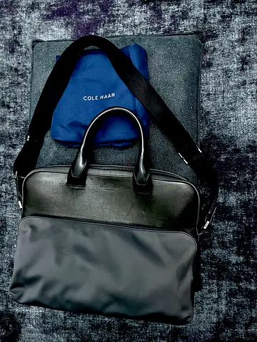 Authentic Cole Haan Grandseries laptop bag omega rado tissot seiko balmain montblanc palm angels ck