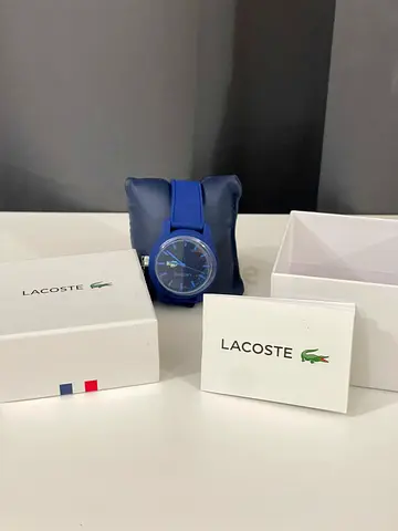 Lacoste Blue Sport Watch in Excellent Condition for sale