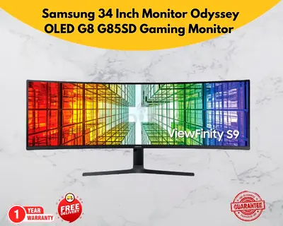 Samsung 49 inches ViewFinity S9 Ultra Wide Curved Monitor 49A950 - New - Free Delivery All Over UAE