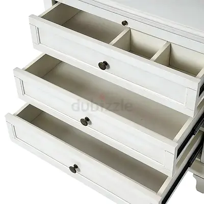 Home Nightstand - 3-Drawer White