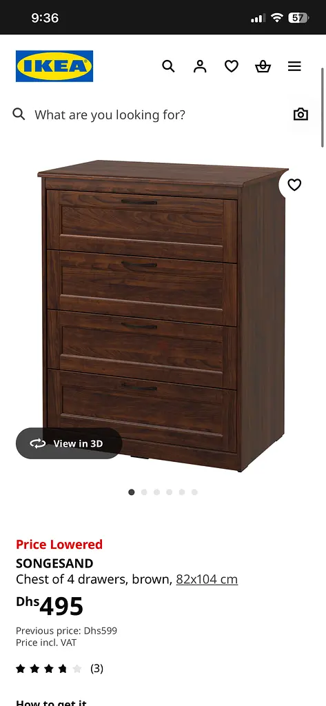 IKEA Chest of draws | dubizzle Sharjah