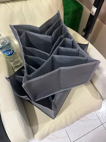 Grey Fabric Organizer