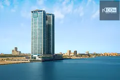 Spacious 1BR | Mangrove View | Julphar Towers