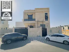Villa for rent in Al Yasmin area, 5 master bedrooms, majlis, living room, ground floor, first floor