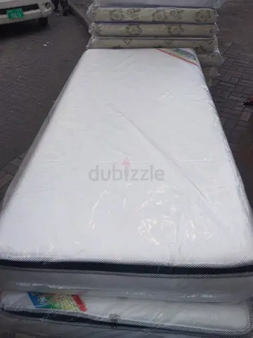 Single 90x190cm mattress with top foam.  Any time delivery available