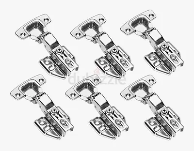 Set of 6 High-Quality Cabinet Hinges