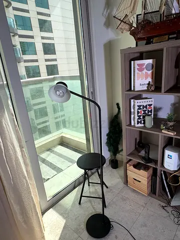 Floor/reading lamp, black