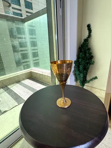 Elegant Vintage Brass Cup