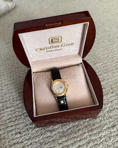 Elegant Christian Geen Swiss Made Watch ساعة كريستيان جين شعار الامارات للبيع