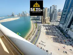 SEA VIEW + BRIGHT 1 BHK WITH ALL AMENITIES FREE _ JUST 49K IN 4 CHQS _ ONE PARKING FREE