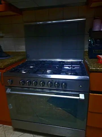 5 Gas Burners, Knob Ignition, Inox Sides, , 280°C, Grey, bompani