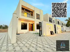 For sale: A well-designed and elegant villa located in Al Helio 2, Ajman, offering a modern layout t